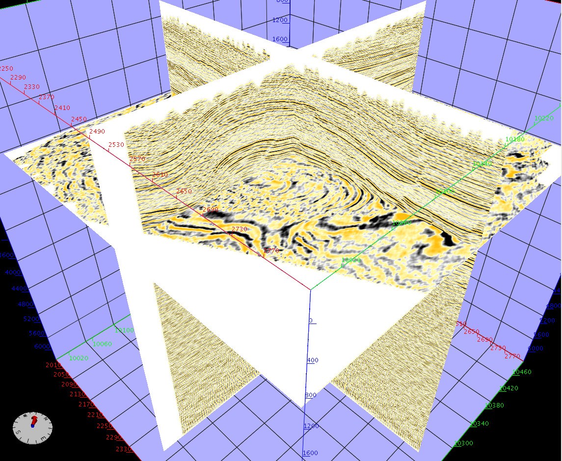 Visualización 3D PSTM - vista 1