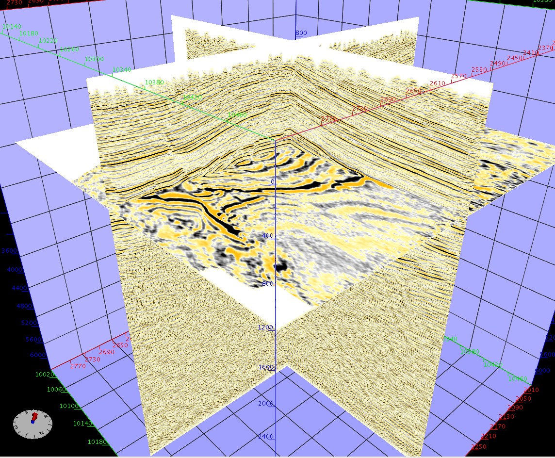 Visualización 3D PSTM - vista 2